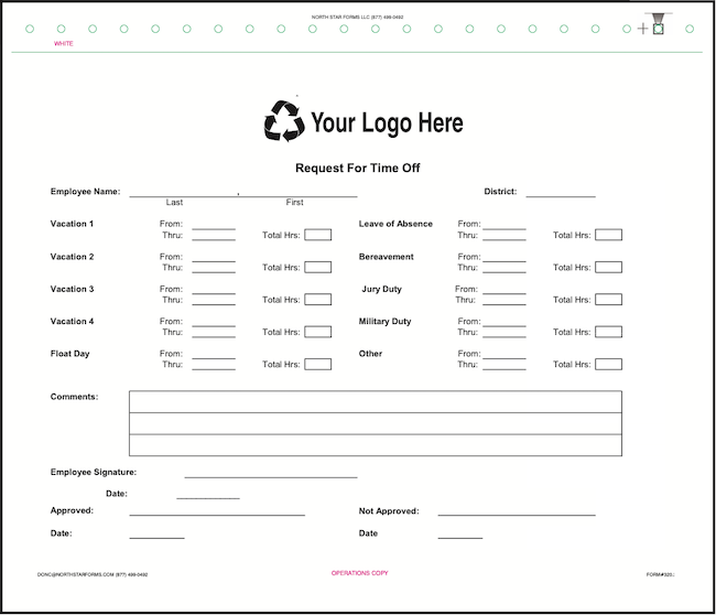 Form #320 <br> 500 per case - 3-part form  <br>  Price based on quantity selected.