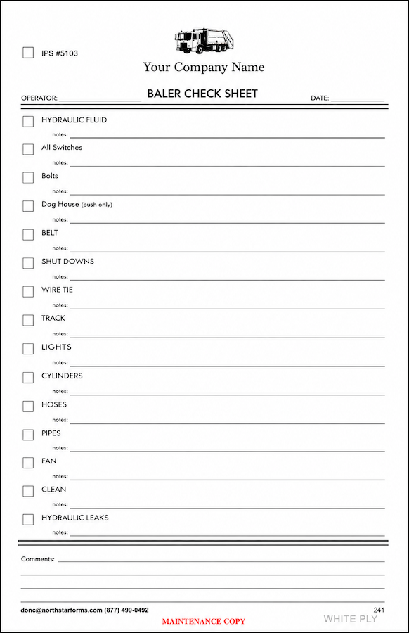 Form #281 <br> 34 booklets per case <br> $379.95/case